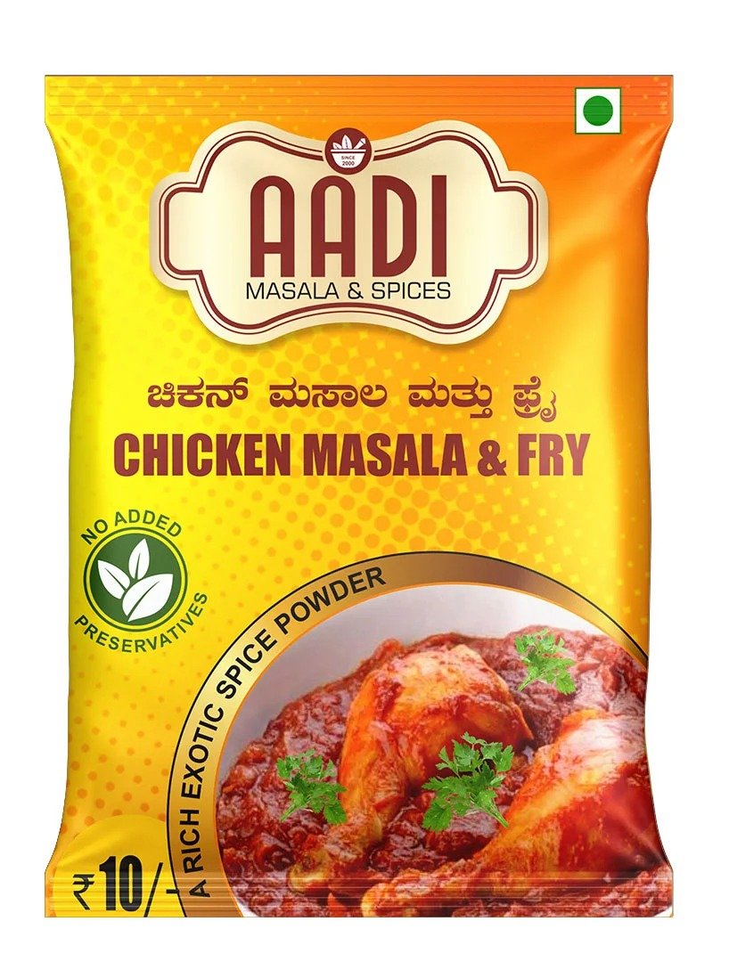 Chicken Masala & Fry