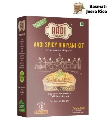 Veg Biriyani Rice Kit (Basmati +  Jeera Rice)